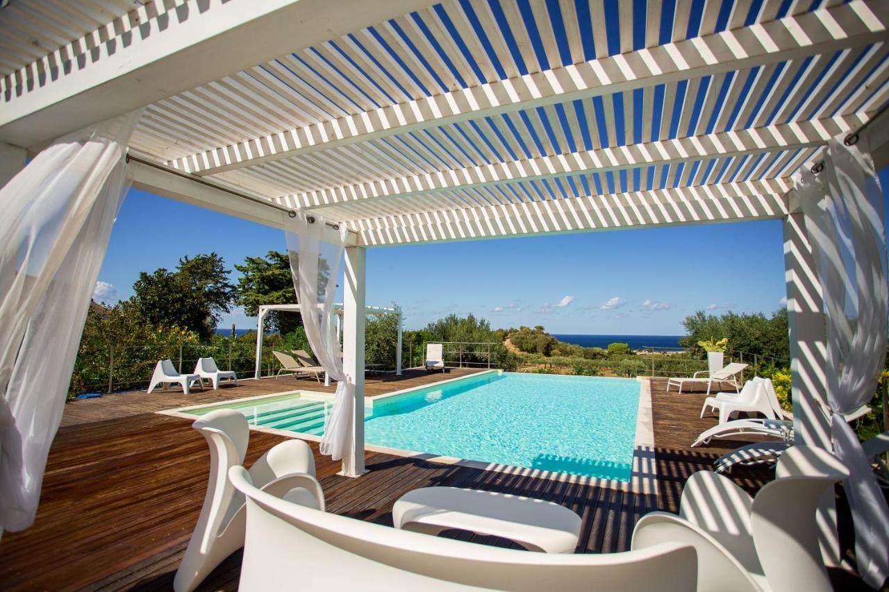 Villa Maria Una Finestra Sul Mare Valderice Exterior foto
